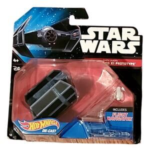 Star Wars Darth Vader Tie Advanced X1 Prototype Die Cast 2014 Hot Wheels